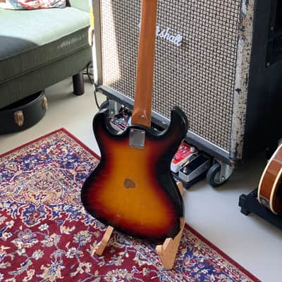 Teisco Mosrite/ Univox/Burns 1960's Made in Japan 1960s Sunburst image 6