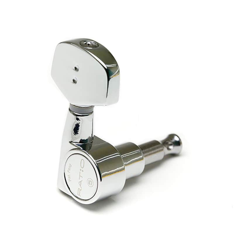 GraphTech Ratio Acoustic Guitar Machine Heads Chrome image 1