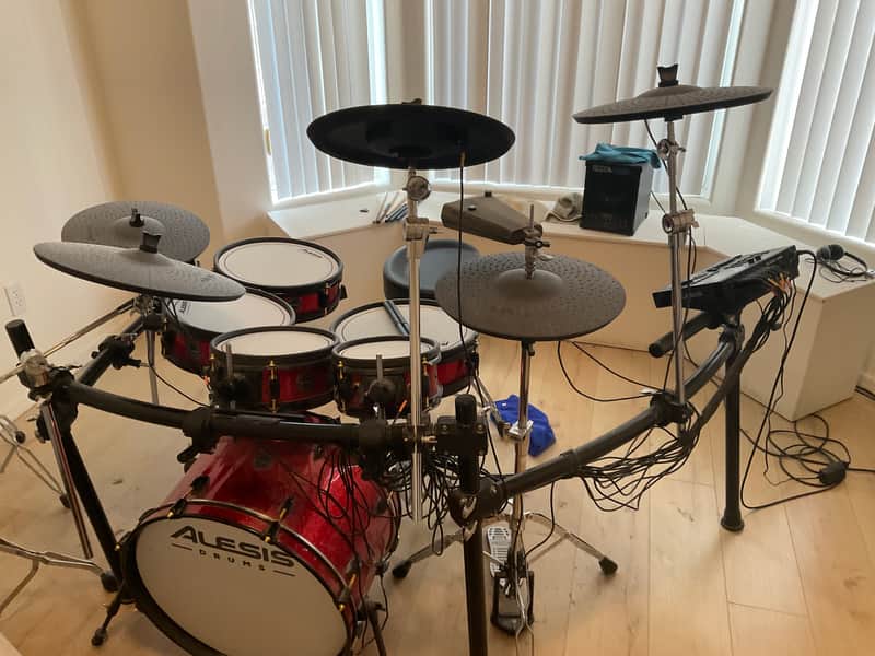Alesis Strike Pro Special Edition Electronic Drum Set 2010s - Black / Red image 1