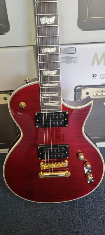 ESP LTD EC-1000CTM FM 2021 See Thru Black Cherry image 1