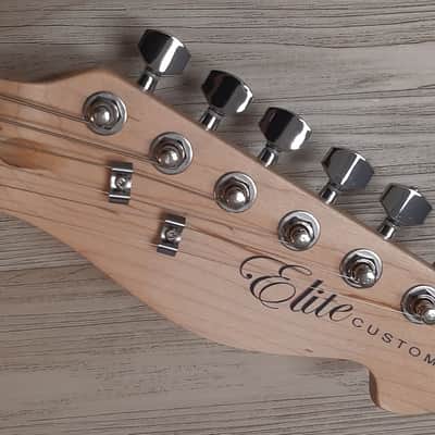 2025 Elite Customs "Black Betty" Tele Style Electric Guitar Maple neck SS Z-Mule Pups image 3