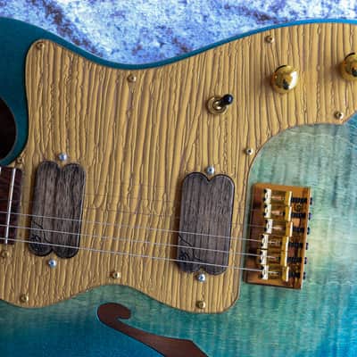 GB Liuteria Traditional tele green chameleon image 18