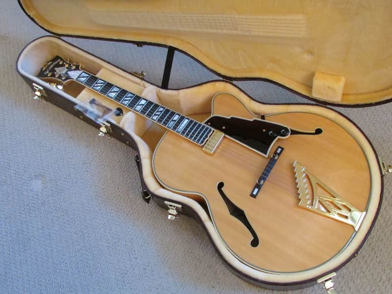 2000 D'Angelico NYL-2 Vestax 17" Archtop Natural H. Shiino Signed Label NEAR MINT! image 1