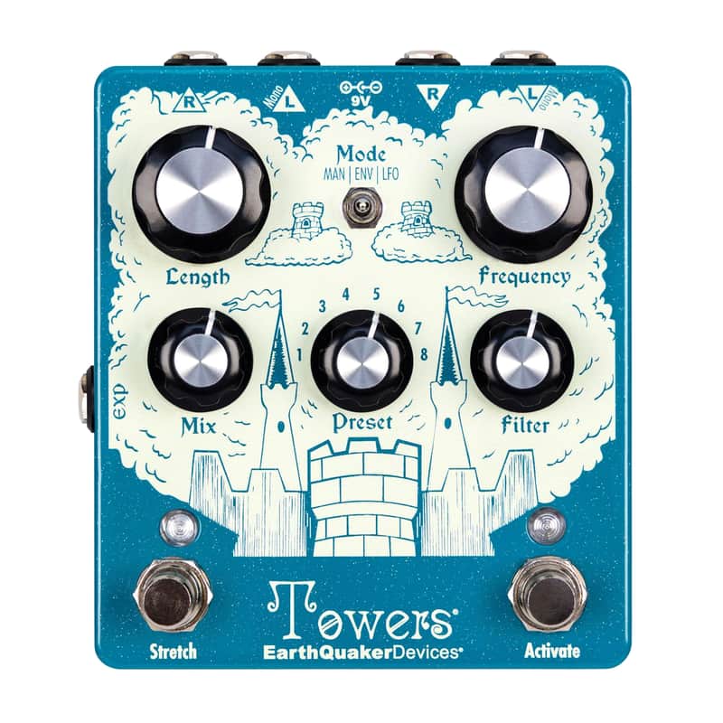 EarthQuaker Devices Towers Stereo Reverberant Filter image 1