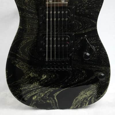 Custom Swirl Painted Laguna LE-50 (Short Scale) Electric Guitar image 1