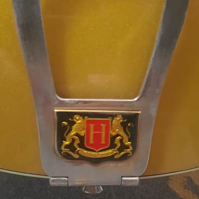 Hagstrom HJ500 Vintage Series Gold Top Jazz Hollowbody Guitar Sweden image 6
