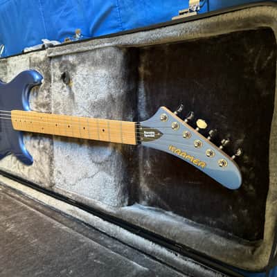 Kramer Baretta Special Candy Blue Electric Guitar & Kramer Case Both Brand New image 2