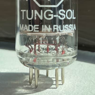 TUNG-SOL 12AX7 - PREAMP TUBE - MADE IN RUSSIA - VERY GOOD CONDITION - image 2