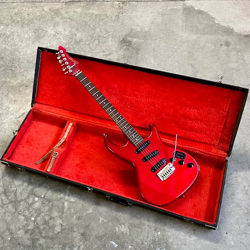 Aria Pro II RS Elite super strat c 1980’s CAR ruby metallic original vintage MIJ Japan LL image 1