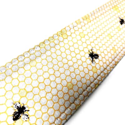 Honey Bee Guitar Strap - Bee Honey Comb Guitar Strap - Bee Guitar Strap -Double Padded for Comfort - Universal Guitar Strap image 2