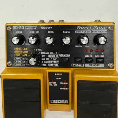 Boss Roland OD-20 Drive Zone Overdrive Distortion Guitar Effect Pedal image 2