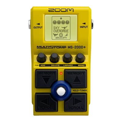 Mint Zoom MS-200D+ MultiStomp Overdrive & Distortion Guitar Multi-Effects Pedal image 1