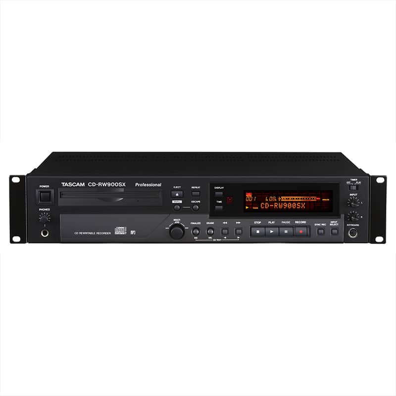 TASCAM CD-RW900SX Rackmount CD Recorder and Player image 1