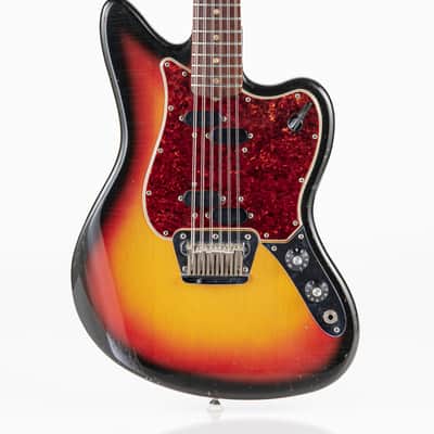USED 1966 Fender Electric XII Electric Guitar - 3 Tone Sunburst with Original Hardshell Case image 5