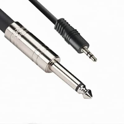 2 MR DJ CEQS6 6 ft 1/4" TRS (Stereo) Male to 1/8" (3.5mm) TRS Stereo Audio Cable image 4