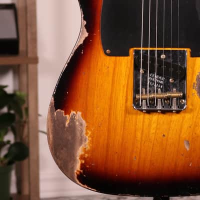 Fender Custom Shop Nocaster 1951 Heavy Relic - Maple Fingerboard, 2-Tone Sunburst image 4
