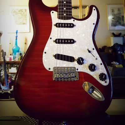 90's Fender MIJ  Foto-Flame RI Stratocaster Free Shipping image 1