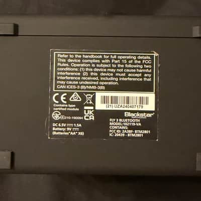 Blackstar Fly 3 3-Watt 1x3" Battery-Powered Mini Guitar Combo 2014 - Present - Black image 4