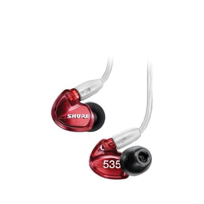 Shure SE535 Limited Edition Professional Sound Isolating In-Ear Monitors - Red image 2