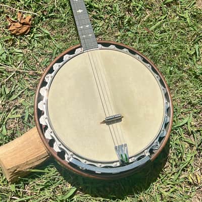 Vintage Ludwig Columbia 1930’s Tenor Banjo - Natural Walnut image 4