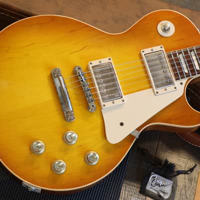 2006 Gibson Custom Shop Les Paul 1960 Reissue Electric Guitar Lemonburst + COA OHSC image 2