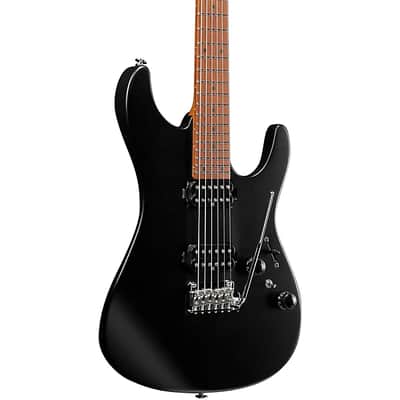 Ibanez AZ2402 BKF Prestige Electric Guitar. Black Flat with Case image 2