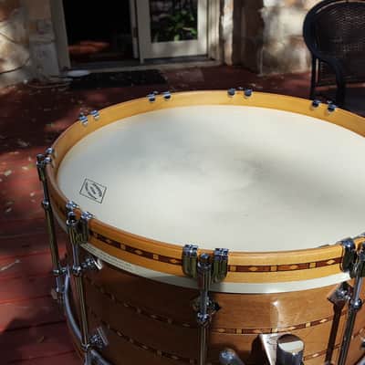 Craviotto 6.5x14  2016  Walnut  SIGNED.  Buy it with or without Wood Hoops - pick your price! image 7