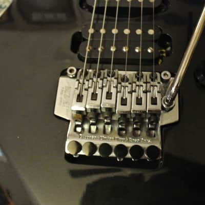 Mid-90s Black Yamaha RGX 421D FR Tremolo Super Strat HSH