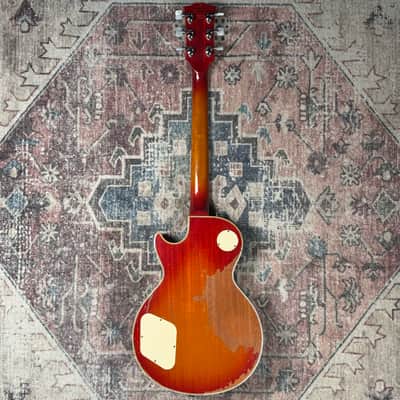 2012 Gibson Custom Shop Ace Frehley Budokan 1974 Les Paul Custom Aged Cherry Sunburst Signature Electric Guitar W/ Original Hardshell Case & Paperwork! image 6