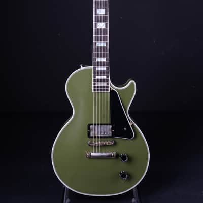 Gibson Les Paul Custom VOS Customshop 1HB 4,02 Kg - Olive Drab image 2