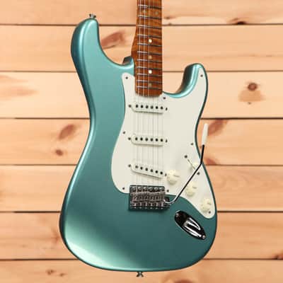 Fender Custom Shop Limited Roasted Pine Stratocaster Relic - Aged Teal Green Metallic-CZ570638 image 1