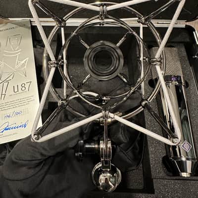 Neumann U 87 Rhodium Edition Set – 50th Anniversary Limited Edition (Serial No. 176/500) image 12
