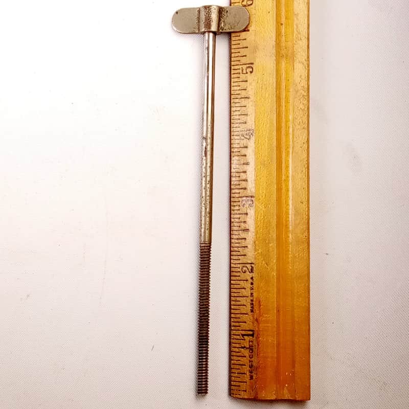 Leedy 5 1/2"10-24 Nickel Walberg&Auge Single-Tension Thumb Rod+Collar Snare Drum image 1