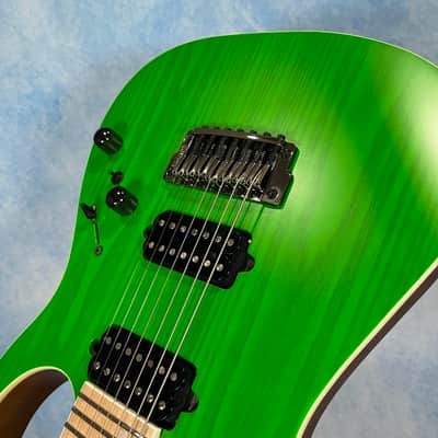 2020 Ibanez RGR5227MFX-TFG Prestige Transparent Fluorescent Green, MIJ image 18
