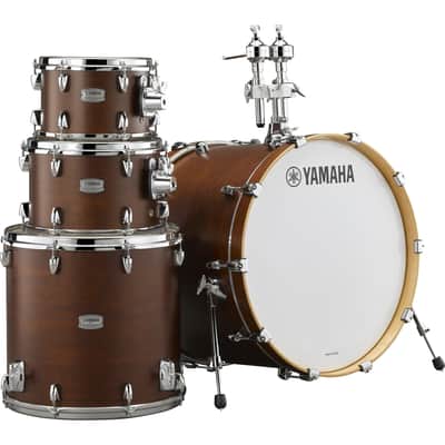 Yamaha Tour Custom Shell Pack 22-10-12-16in Chocolate Satin image 2