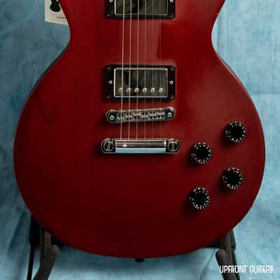 USED Gibson Les Paul LPJ Satin Cherry 2013 Electric Guitar w/OHSC image 2