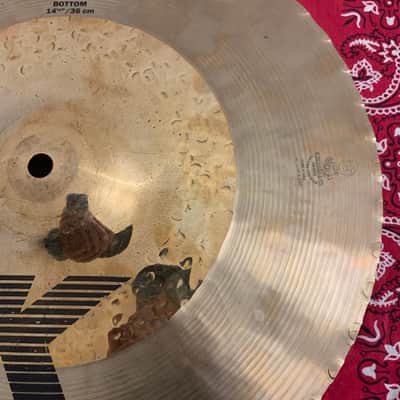 Zildjian 14.25" K Custom Hybrid Hi-Hat Cymbals (Pair) 2008 - Present - Traditional / Brilliant image 20