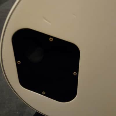 2001 Epiphone Japan Les Paul Custom . Awesome White. image 6