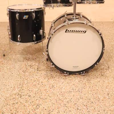 Ludwig Hollywood 4pc Drum Kit Set 3Ply Vintage 1970's  12/13/18/22" Mod Orange image 1