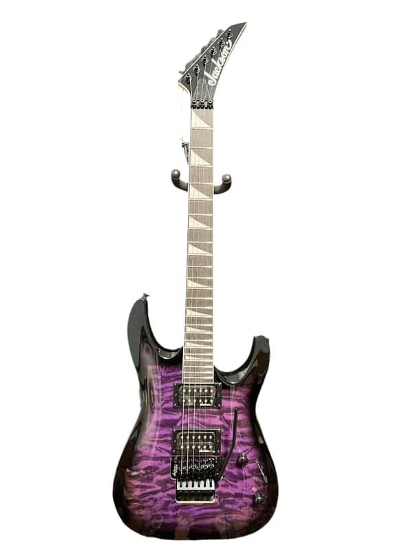 Jackson JS Series JS32Q DKA Dinky Archtop with Amaranth Fretboard 2020 - Present - Transparent Purple Burst image 1