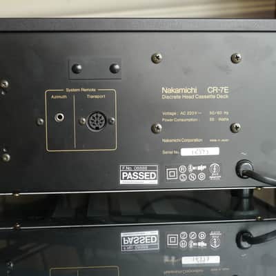 Nakamichi CR-7E Discrete 3-Head Cassette Deck – Late Factory Gear Drive image 4