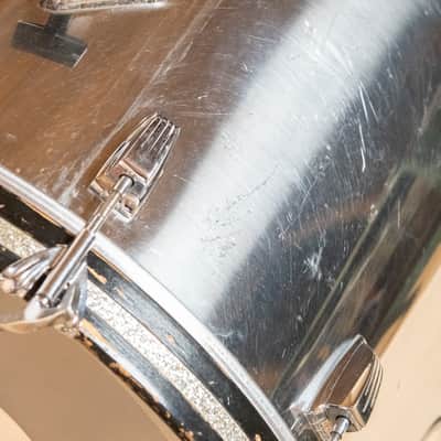 1970s Ludwig 'Big Beat' in Stainless Steel - 14x22, 16x16, 9x13, 8x12 image 12