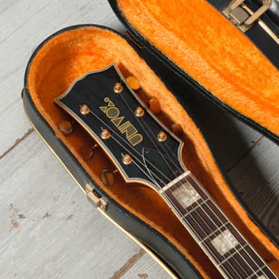 Univox - MIJ "Gimme" LP Style Electric Guitar - Sunburst - w/HSC - x7235 - VINTAGE image 25