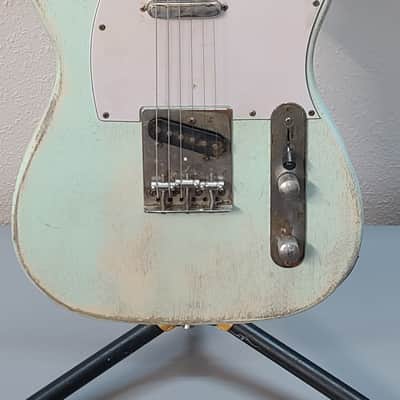 Partscaster Telecaster Relic AWESOME GUITAR! 2020s - Blue Nitro Shellac image 2