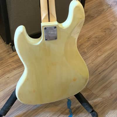 Water Wheel Guitars Jazz Bass Body by Peter Florance 2021 Butter White nitro image 6