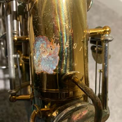 Vintage Bundy Selmer Alto Sax Saxophone with Case Geo Bundy 3 Mouthpiece 1971-1972 image 6