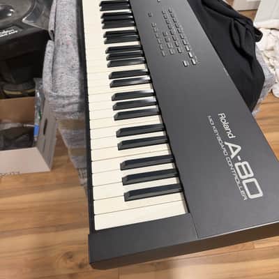 Roland A-80 88-Key MIDI Keyboard Controller 1989 - 1995 - Black imagen 2