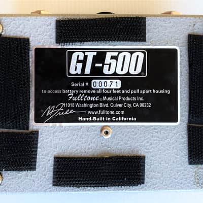 Rare Vintage Fulltone F.E.T Hi-Gain GT-500 Distortion and Overdrive Booster USA Made! LOW SERIAL Number! image 9