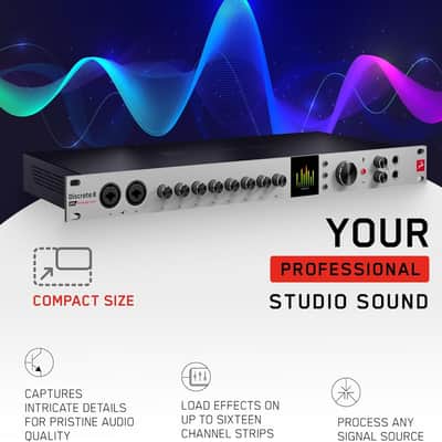 Discrete 8 Pro Synergy Core 26x32 Thunderbolt 3 Interface and USB 2.0 Audio Interface with Onboard Real-time Effects - Antelope Audio image 7