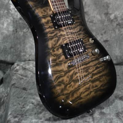 Schecter C-6 Plus Diamond Series Charcoal Burst w/ FAST Same Day Shipping image 7